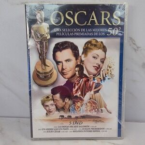 Los Oscars 50's 5 DVD Una Seleccion de Las Mejores‎ Peliculas Premiadas Sealed